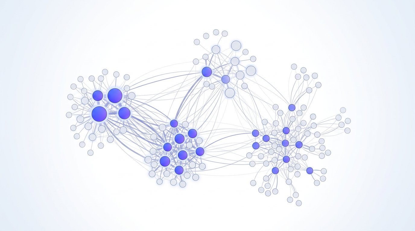 Citation source network map from a Geometriqs study